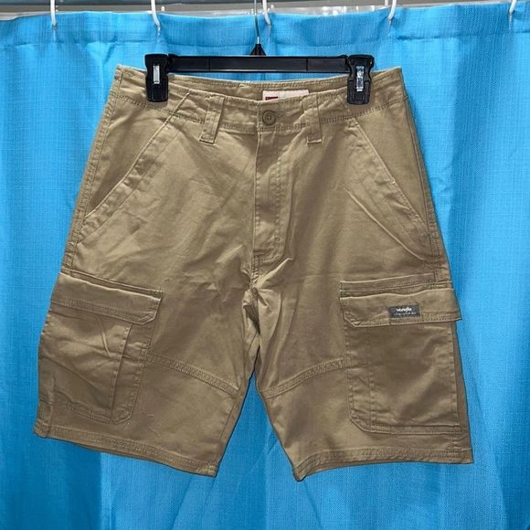 Wrangler Shorts Wrangler Cargo Shorts Tan Brown Poshmark